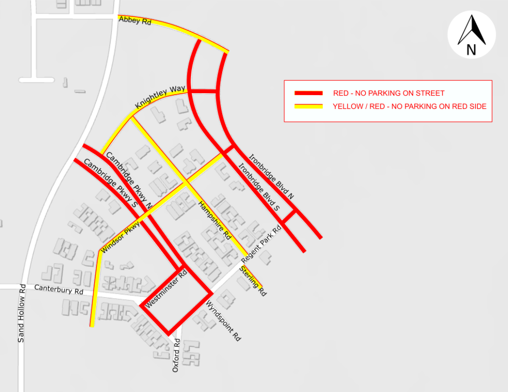 No Parking Map